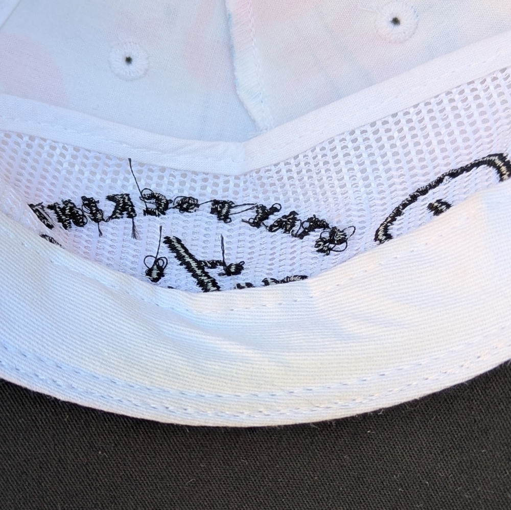Ski Town All-Stars Stay F*Cking Positive Snapback Hat Flamingos Palm Trees — image 6 of 8